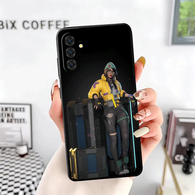 

V-Valorant Killjoy Soft Phone Case for Samsung A17 A37 A57 A16 A26 A36 A56 A15 A25 A35 A55 A14 A24 A34 A54 A13 A23 A33 A53 A52 A Samsung A32 4G