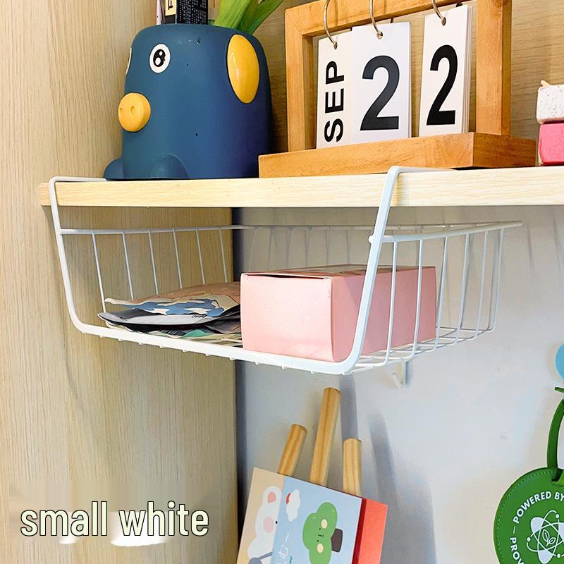 Under-Shelf Hanging Basket for Dorms, Home, Kitchen, and Wardrobe Storage