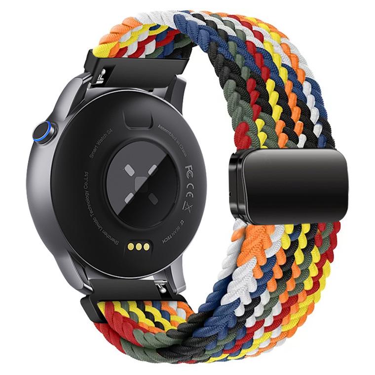 Universal Woven Nylon Magnetic Buckle Watch Band for Huawei/Samsung - 18mm, 20mm, 22mm