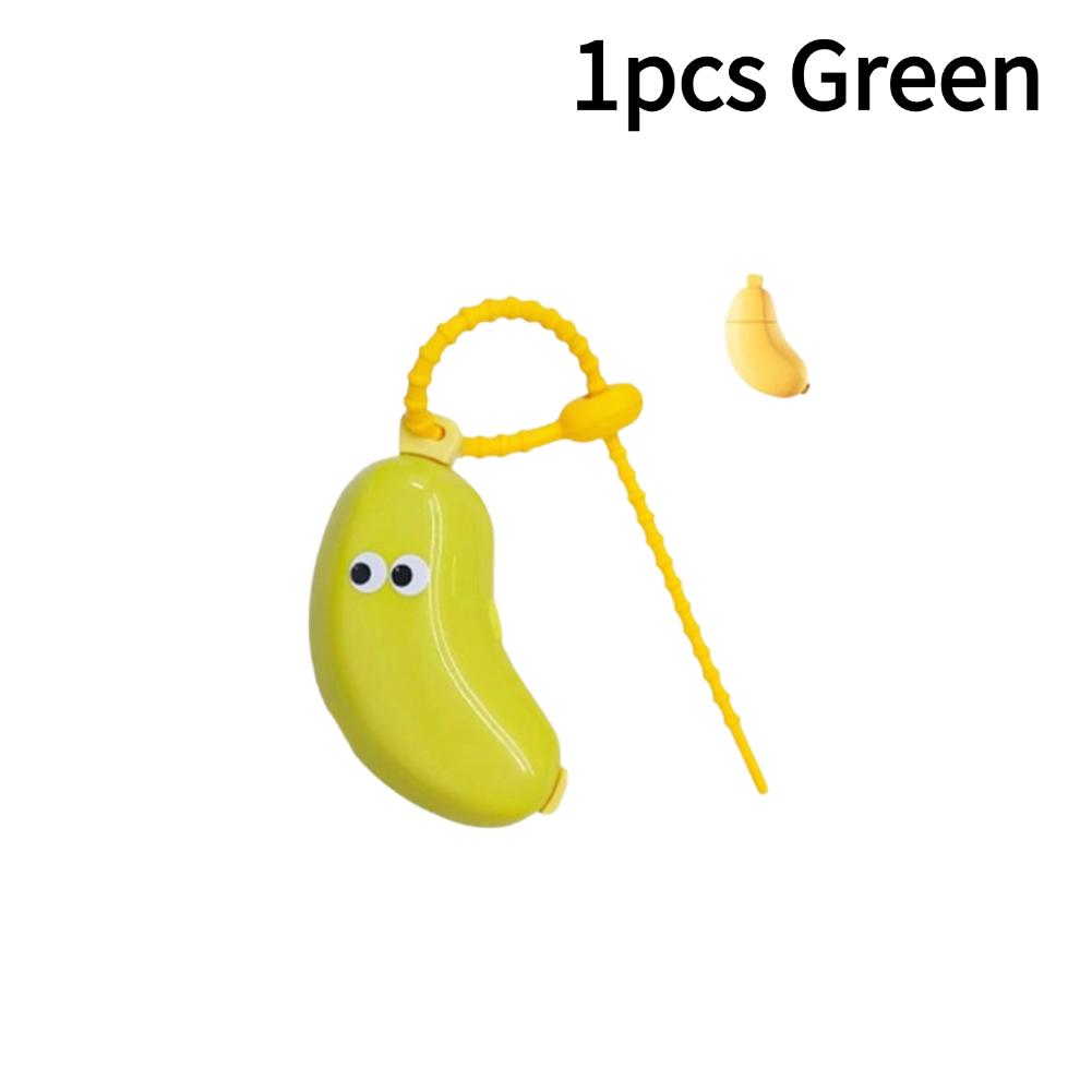 Přenosný držák na zubní kartáček Nezbytný cestovní ochranný kryt na zubní kartáček Roztomilý banán Turistika Kempování Kryt na kartáček Pouzdro