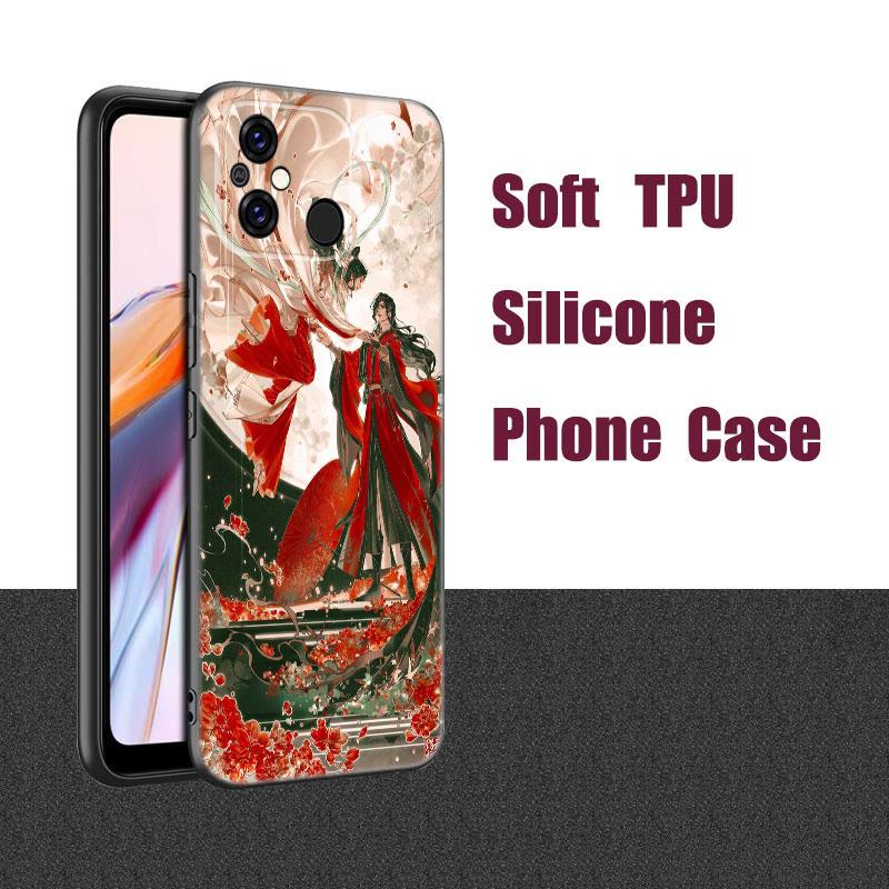 Heaven Official’s Blessing Black Phone Case For Xiaomi Redmi 7A 8A 9A 10A 11A 9C 10C 12C 13C 11 Prime A1 A2 + 12 4G Note 9T 12R