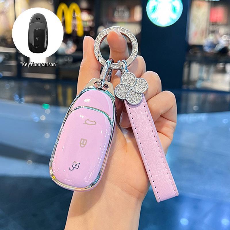 High-End Full-Coverage Car Key Cases & Buckles for 2020-2021 Li Auto ONE Models