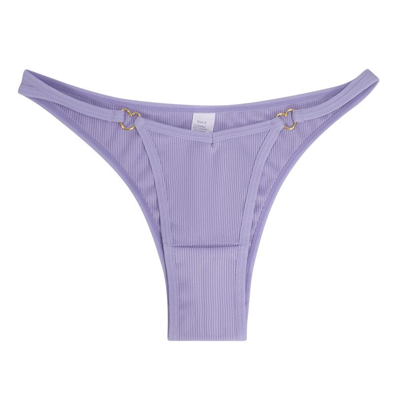 TERMEZY Women Seamless Panties Sexy Low Waist Briefs Elasticity Underwear Heart Metal Decoration Underpants Breathable Lingerie