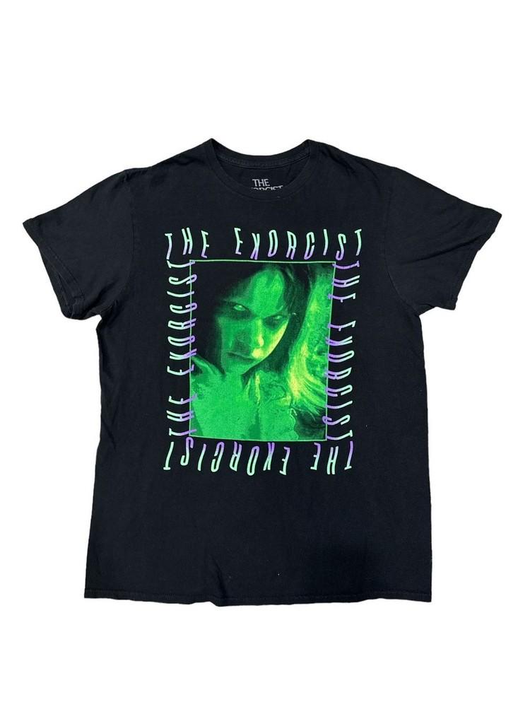 Хоррор-фильм Изгоняющий дьявола Черная хлопковая унисекс футболка Мужская Женская S-5XL KH12239 Унисекс футболка L