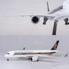 47cm Singapore Airlines A350 Simulation Civil Airliner Aircraft Model Airbus Scale 1:142 Collection Gift With Wheeled Light