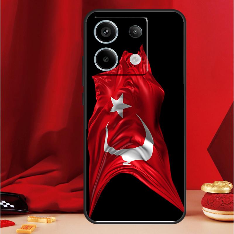 Turkey Flag Case For Xiaomi Redmi Note 14 13 12 11 10 15 Pro Plus Redmi 15 13 15C 13C 10C 12C 14C Funda