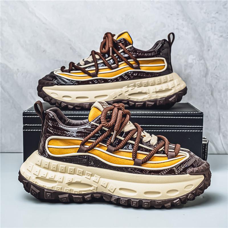 

2025 spring and summer new dad shoes ins European station men s shoes platform height increase 10cm casual sports shoes trend 39