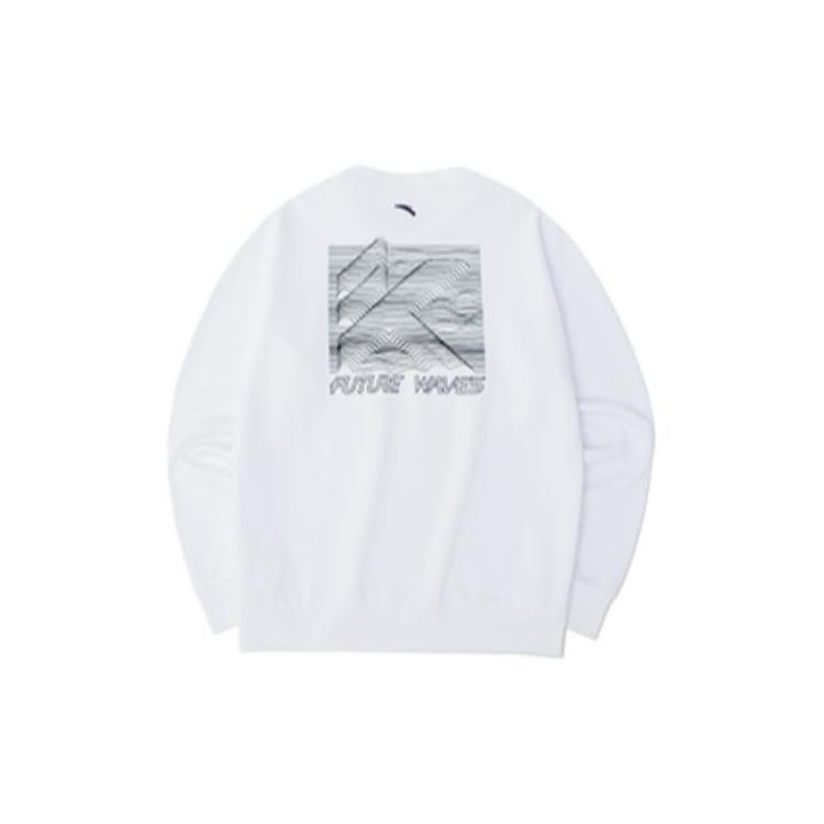 ANTA Sweatshirts Men's White Crew Neck Moderate Regular 152231710-3
