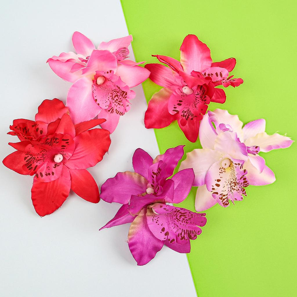 Modische simulierte Blume Haarspangen Haarnadeln für Frauen Orchidee floral Haarspangen Clips für Mädchen Damen Koreanische Haaraccessoires
