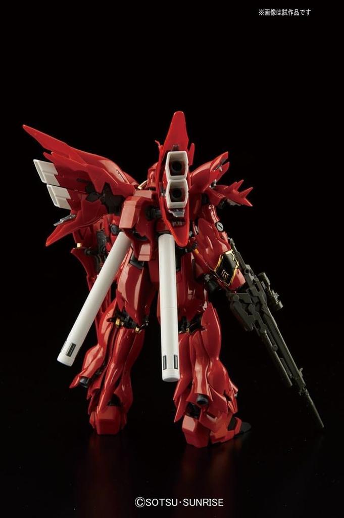 BANDAI SPIRITS RG Mobile Suit Gundam UC Sinanju Scale Plastic Model MSN-06S 1/144 Pre-Colored
