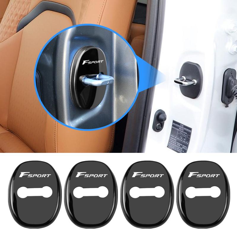 

Car Door Lock Cover Stainless Steel Protection Accessories For Lexus Fsport GS GX IS LS LX CT LC RC LBX NX RX 350h 450h ES UX