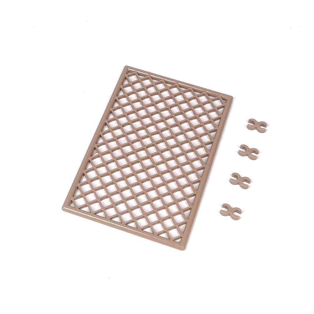 Fence Figurine Military Diy Iron Mesh Fence Scene Decoration Compatible Small Particle Building Block Garage Toy
