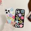 Dopamine Color Star Three-Dimensional Mobile Phone Case For Apple 17Promaxiphone16 Anti-Drop Personality