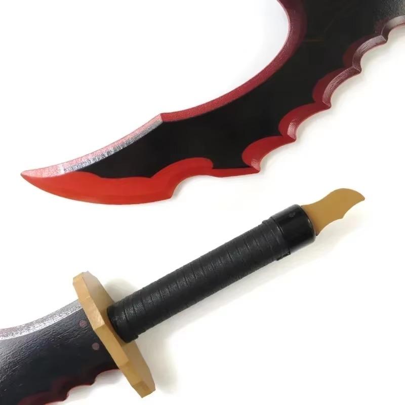 Anime Solo Leveling Kanata Wooden Sword Mizushino Shun Real Size Cosplay Accessories Knife Japanese Katana Samurai Sabre Kid Toy