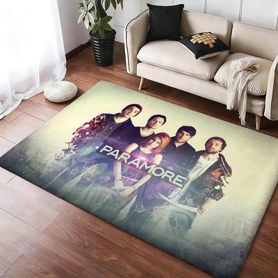 Rock Music Floor Mat Soft Thickened Absorbent Non-Slip Bedroom Living Room Door Mat Home Decor Flannel Rugs