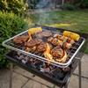 Square Grill Racks Disposable Grilling Net Portable Cooking Net Tool