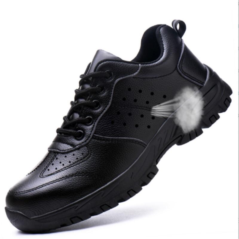 Fashion Labor Protection Shoes Men's Anti-smashing Anti-piercing Summer Waterproof Anti-slip Wear-resistant Steel Head Safety Shoes H69