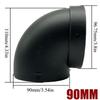 6X 42/60/75/90mm Plastic L-Shaped Air Pipe Elbow Outlet Connector For Webasto Eberspaecher Diesel Parking Car Heater Accessories