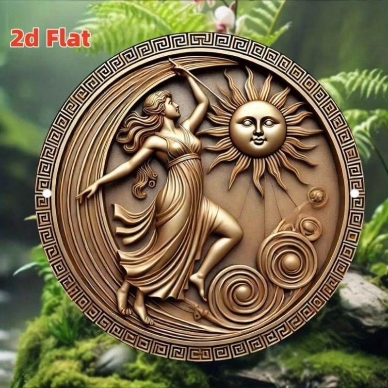 Decorative Metal Wall Art Sign Tin Painting 20x20 cm
