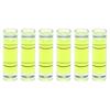 Cylindrical Bubble Levels, 9.5x34mm, Mini Bullseye Level for Camera Tripods, Telescopes, Workshops, Turntables, and Picture Frames, 6-Piece Set