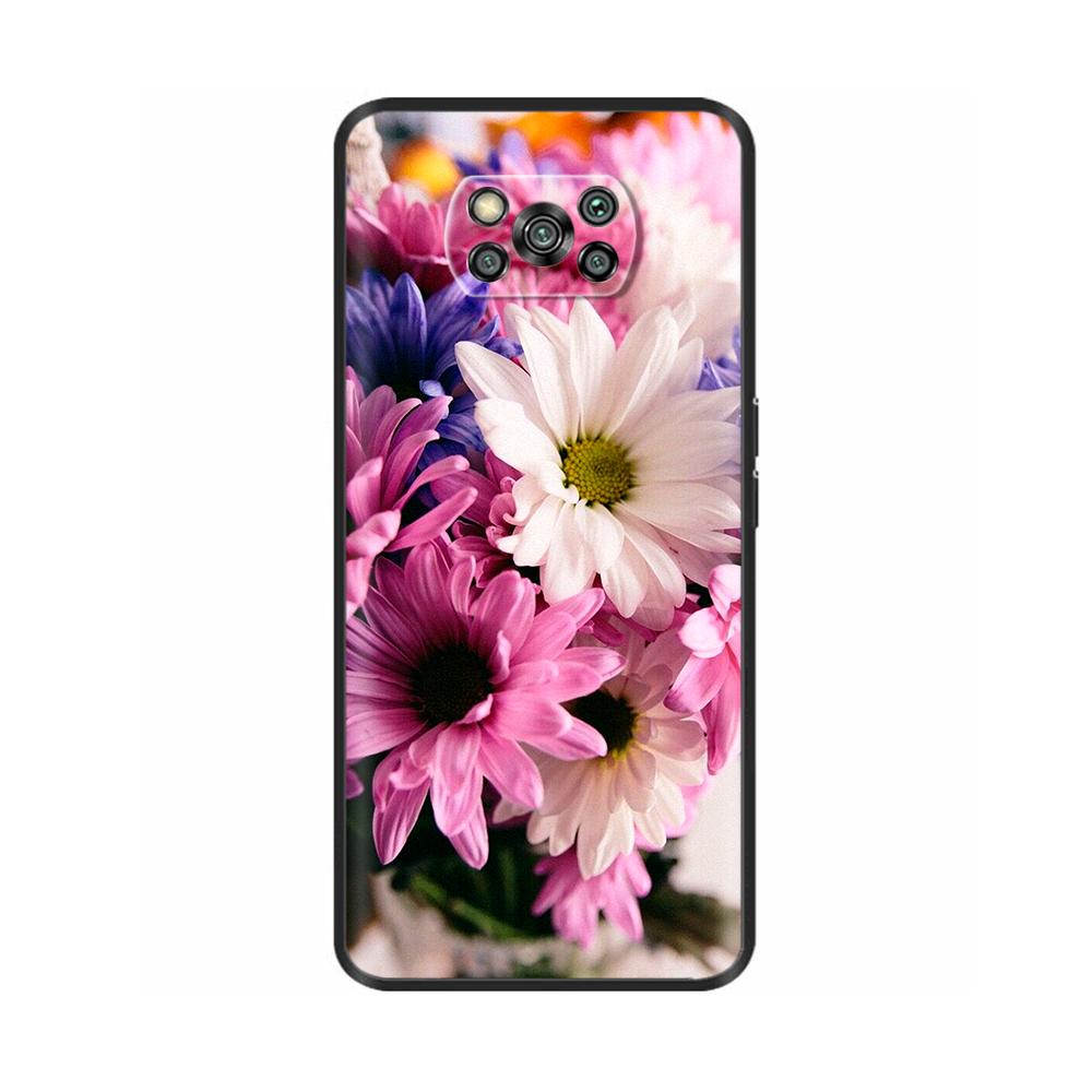 For Xiaomi Poco X3 NFC Case Printed Cartoon Silicone Back Cover Soft Bumper Phone Case For POCO X3 Pro X 3 TPU Case Funda 6.67''