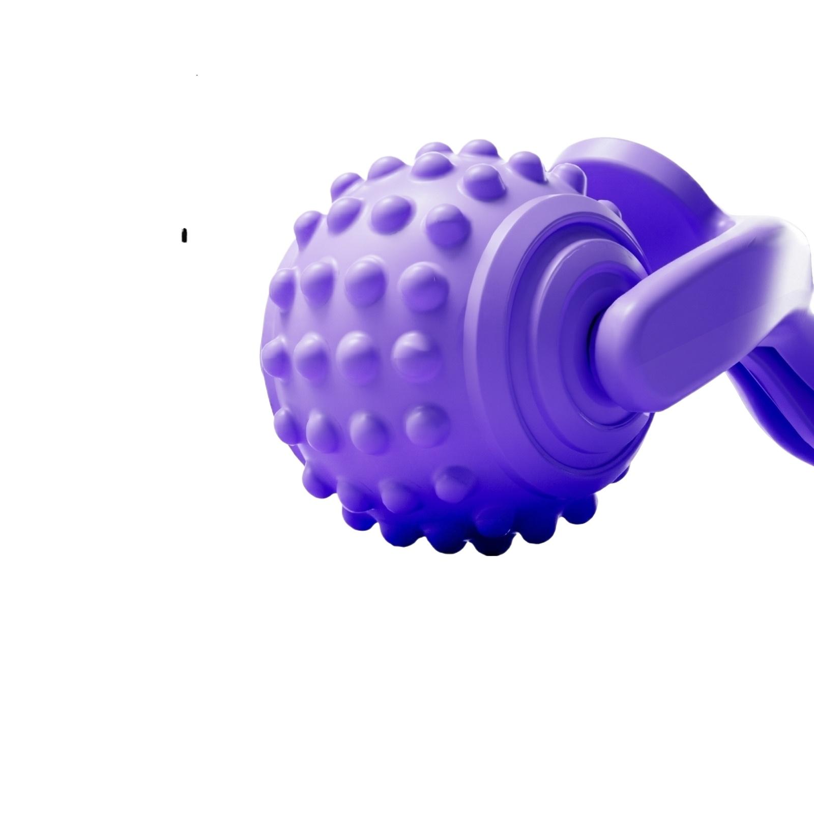 

Muscle Roller Massage Stick with Textured Knobs for Full Body Muscle Relaxation and Deep Tissue Massage for Legs Arms Neck and Feet one size фіолетовий