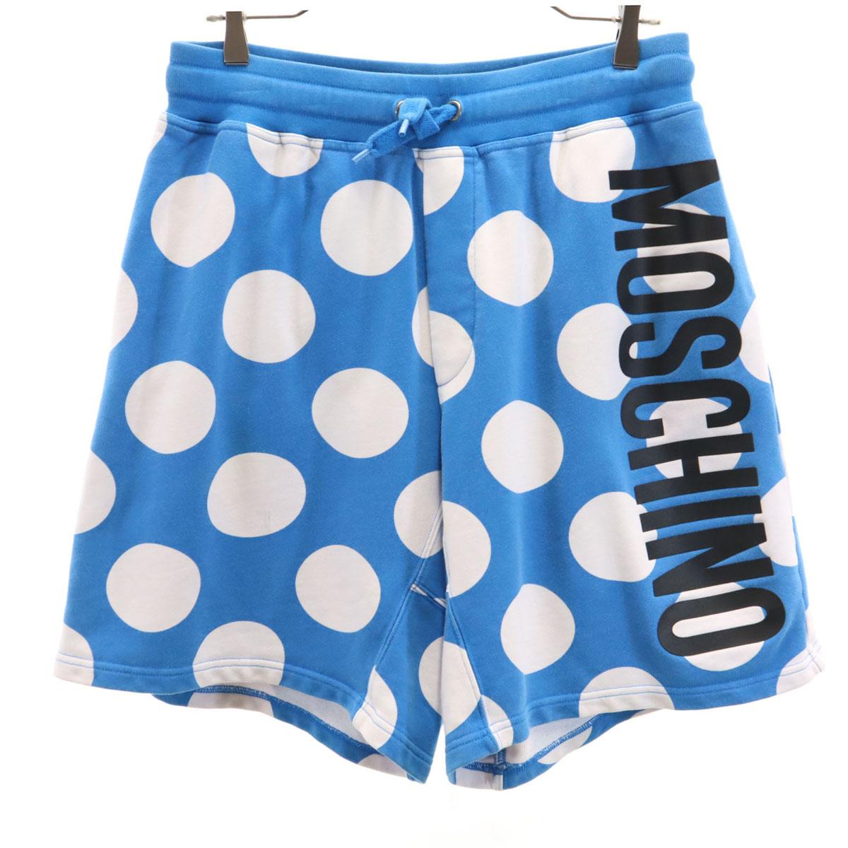 

MOSCHINO Made in Portugal Dot Pattern sweat Shorts 48 Polka dot Women Used