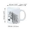 Azteca Horse - mug with a horse, mug with a photo, personalized gift from the Art-Dog brand