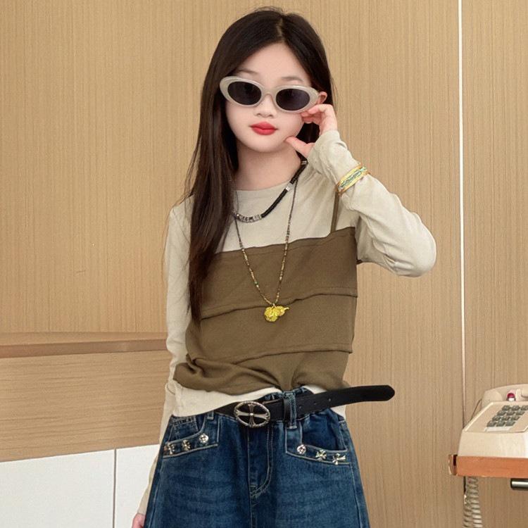 Girls' Wide-Leg Jeans: Versatile Autumn Style for Kids