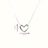 1pc Elegant Hollow Peach Heart Simple Clavicle Pendant Necklace - The Perfect Gift for Women