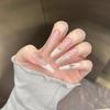 Verlaufende Bernstein-Goldfolie Abnehmbare Nagelsticker - Herbst/Winter-Kollektion