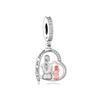 925 Silver Pan Charm Bracelet Fit For Mother Daughter Father Son Women Bead Berloque Making Jewelry