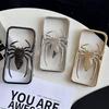 Electroplated Spider Design iPhone 14/13/12 Pro Max Anti-fall Case