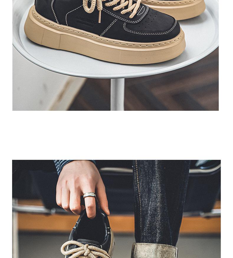 Men's Non-Slip Summer Skateboard Shoes - Wear-Resistant, Thick-Soled Sports Shoes for Teens (2024)