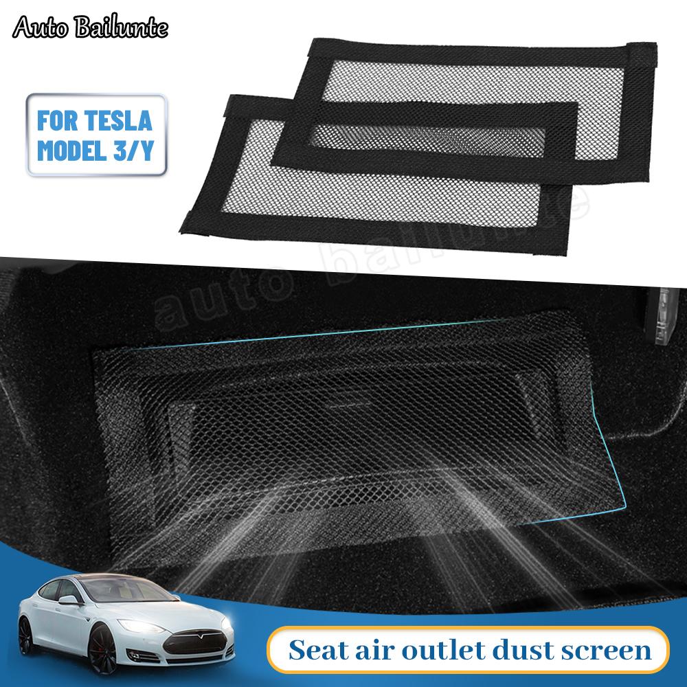 Pentru Tesla Model 3 Model Y 2022 2023 Mască de evacuare a aerului Capac de protecție pentru ventilație sub scaun Accesorii interioare auto