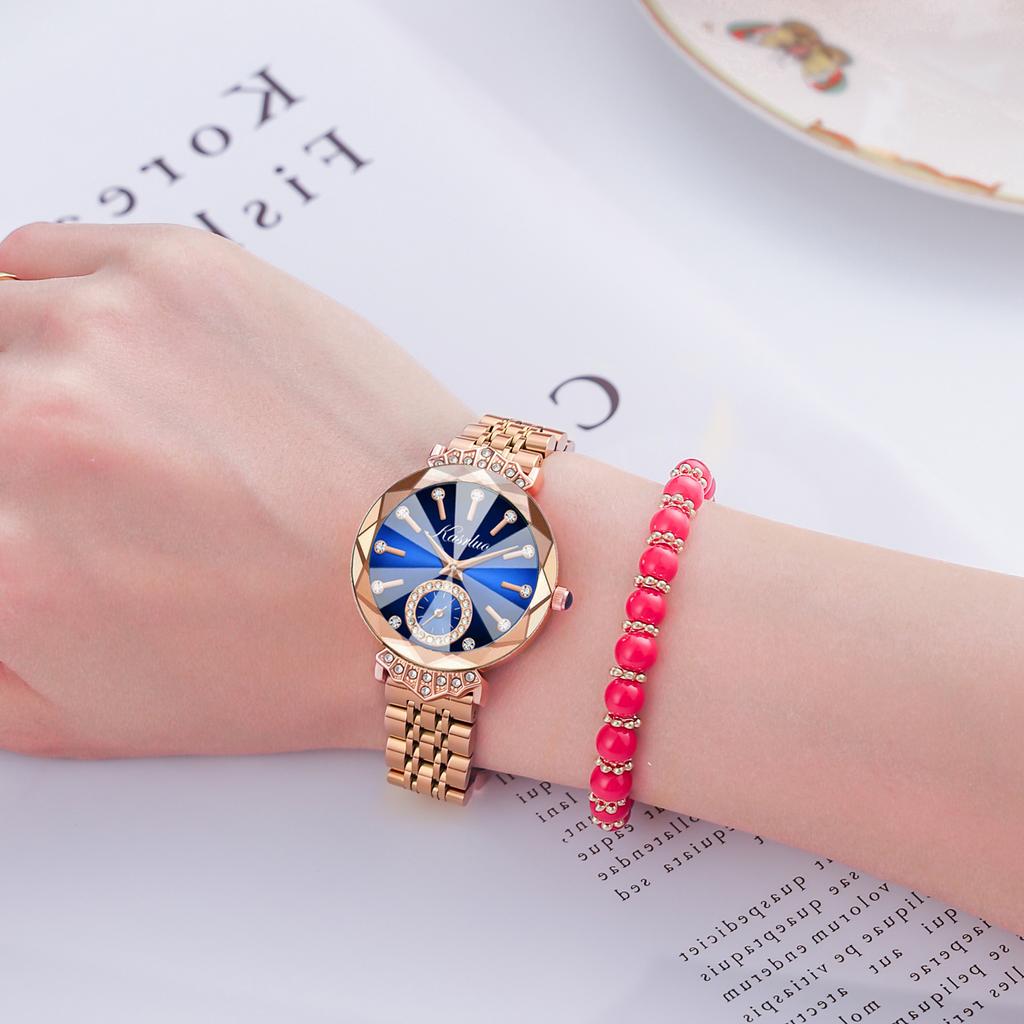 Ladies Watch Valentine'S Day Gift For Girlfriend High-Value Fashionable Versatile Waterproof Diamond-Encrusted Quartz Watch