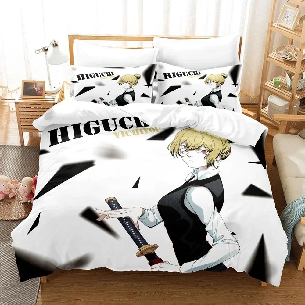 

Anime Bungo Stray Dogs Bedding Set Cartoon Duvet Cover And Pillowcases Queen Full Size Kids Gift Decor Home Bedclothes EU Single 135x200cm