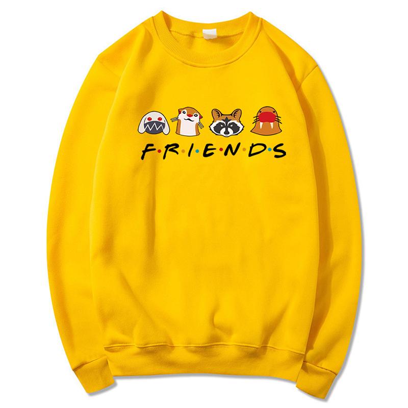 Unisex Lylla Rocket Floor Teefs Sweatshirt Vintage GOTG Vol Good To Have Friends Rocket Raccoon Hoodies Fans Geschenk