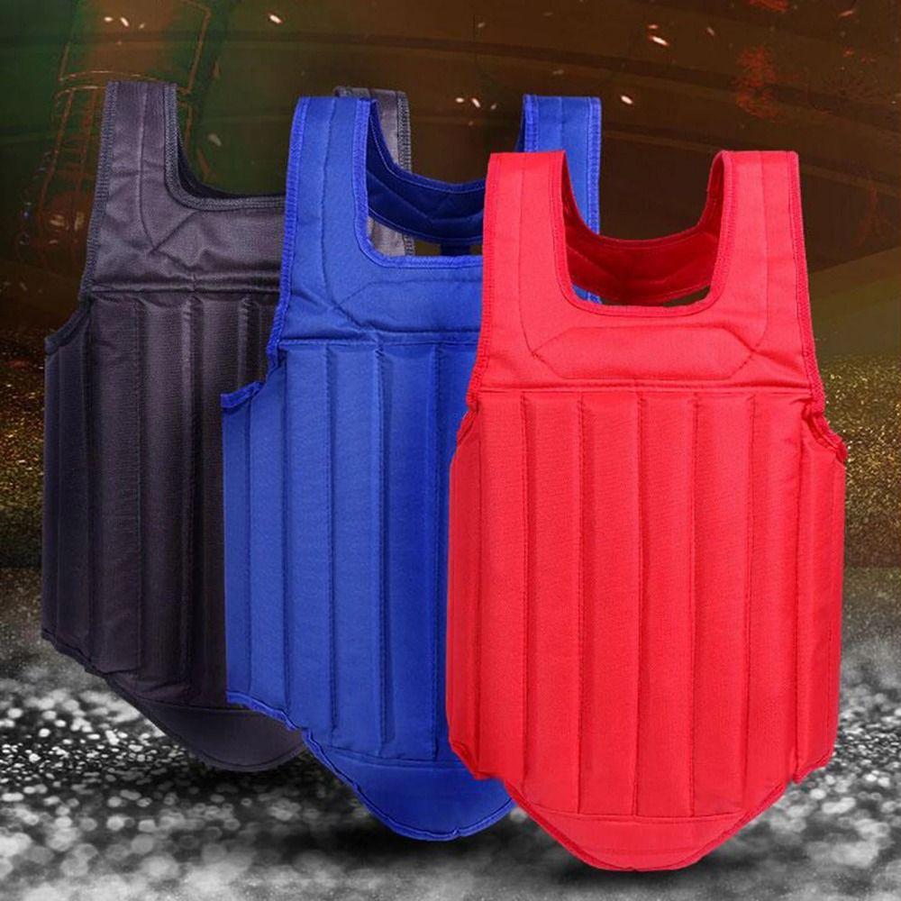 Oxford Cloth Taekwondo Protective Vest Body Protector Boxing Breast Guards  Unisex