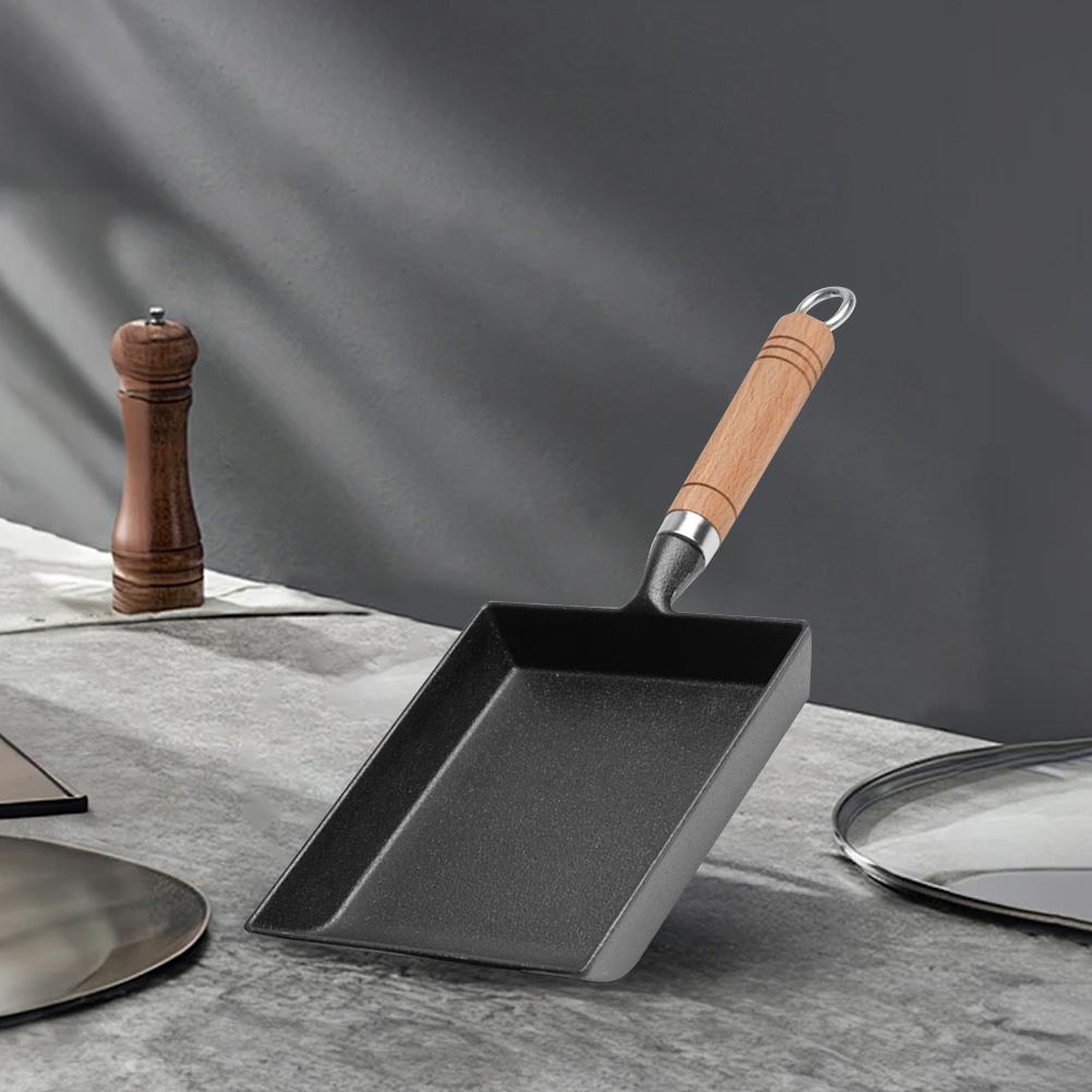 Gusseisen Antihaft Tamagoyaki Pfanne Japanische Omelettpfanne Verdickte Omelett Tamagoyaki Bratpfanne Frühstückstopf Mini Koch