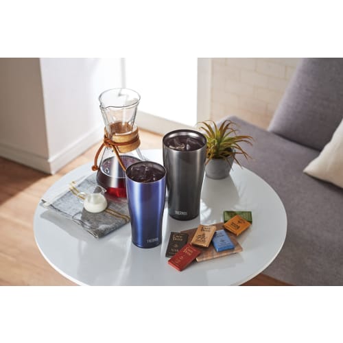 Thermos Vacuum Insulated Tumbler 0.6L Blue Gold JDE-601LTD BLGD Father's Day Gift Beer Men Women Birthday Present