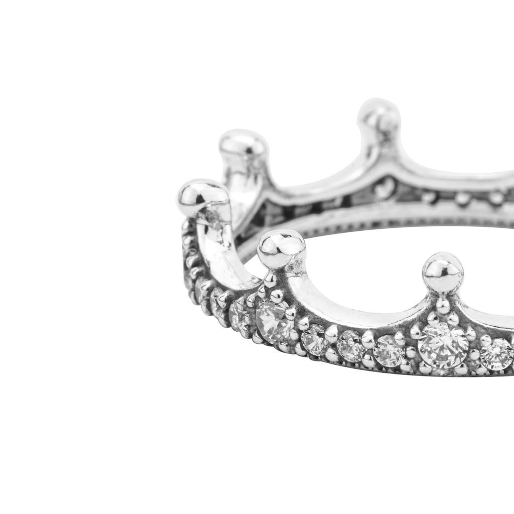 Pandora Magic Crown 925 Silver Ring Women ring 197087CZ