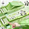 Panda Dual-Sided Multi-Functional High-Tech Pencil Case for Kids