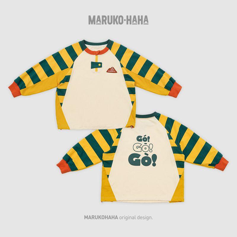 Toothpick Maru Maru and His Friends' Vintage Striped Pullover Sweatshirt, New Spring Sports Top for Girls