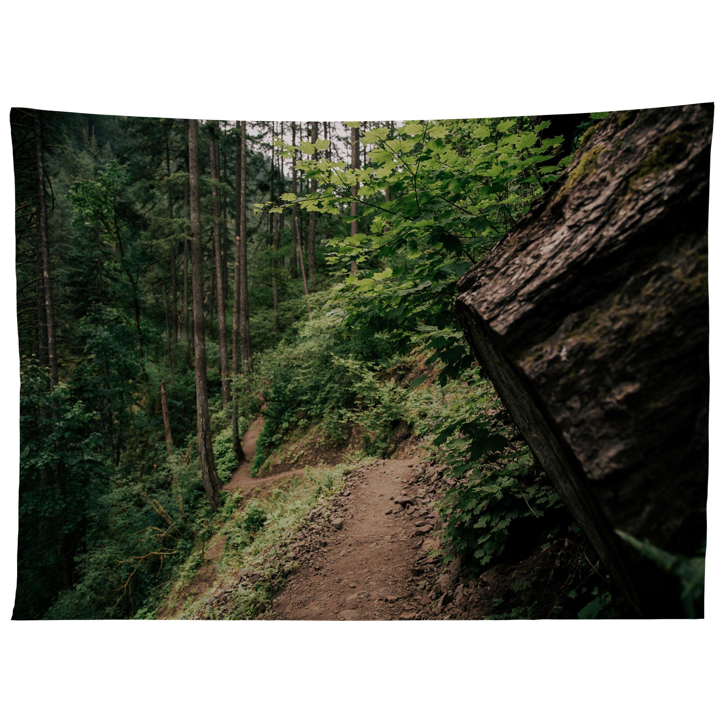 FIND ME THROUGH THE WOODS tapestry 75x100