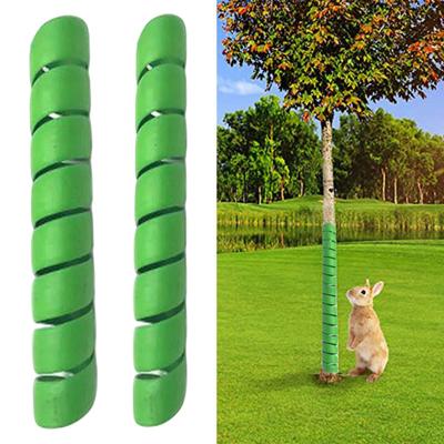 2Pcs Tree Trunk Protector Guard Spiral Design Tube Wraps Effective Tree Protection Anti-bite Sturdy Tree Bark Cover