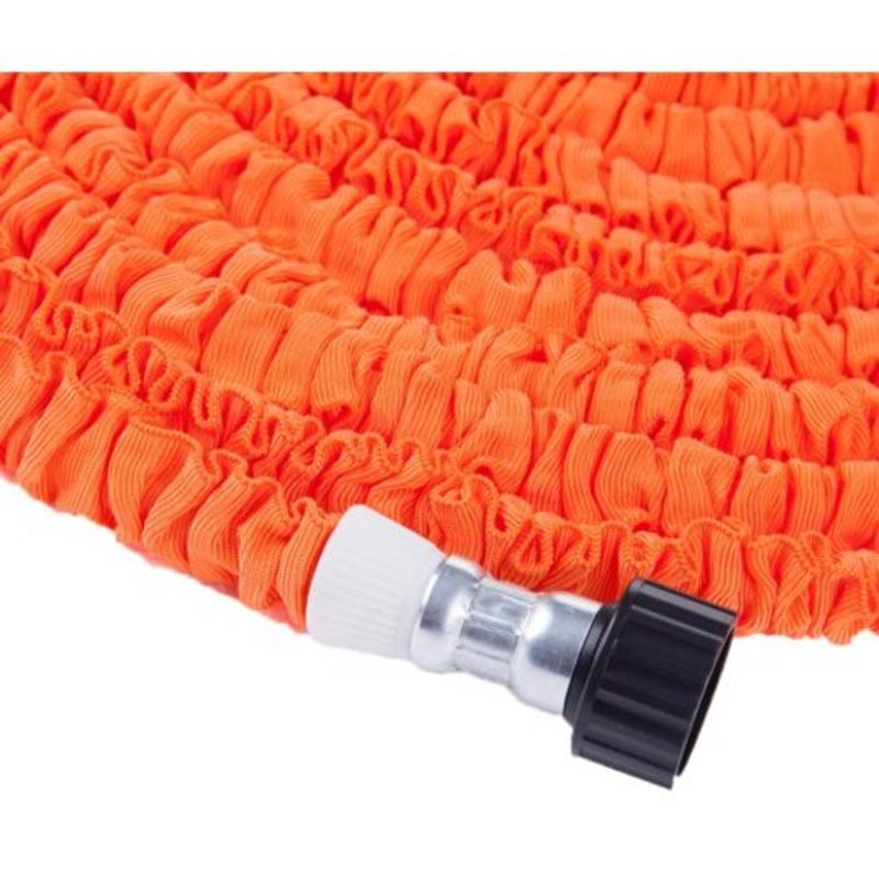 Hoses Spray Gun 100Ft Expandable Garden Hose Pipe Orange