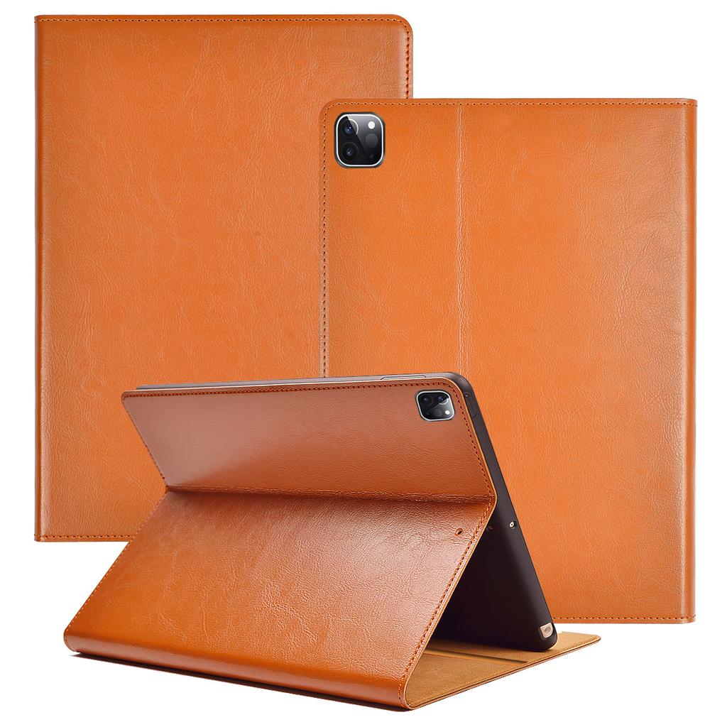 2020 iPad Pro 11" with Pen Slot & Protective Cover, 12.9" Leather Case