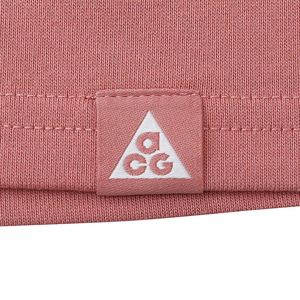 Nike T Shirts Men's Pink Crew Neck Moderate Straight Fit FV3487-618