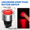 12V Rennwagen Starter Start Stopp Knopf Zündung Licht Kippschalter Panel Automobilzubehör Für Boot Atv Utv